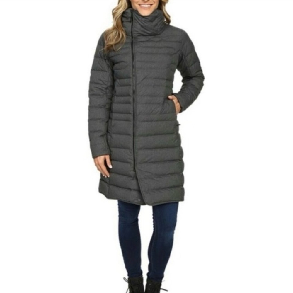 The North Face Gray 550 fill Down Far Northern Parka Jacket Women's Size Medium - Picture 2 of 16